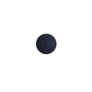 Single coarse black abrasive grinding disc on white background