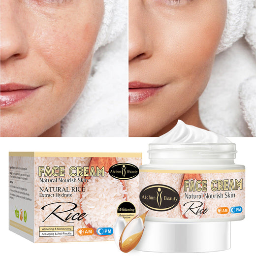 Rice Face Cream for Hydrated, Brighter-Looking Skin