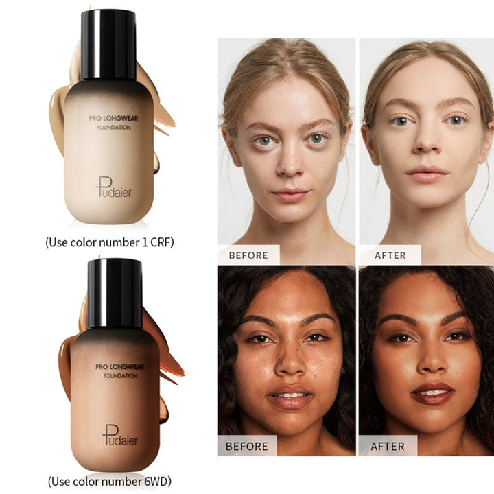 Liquid Foundation for Longwear, Even-Looking Coverage