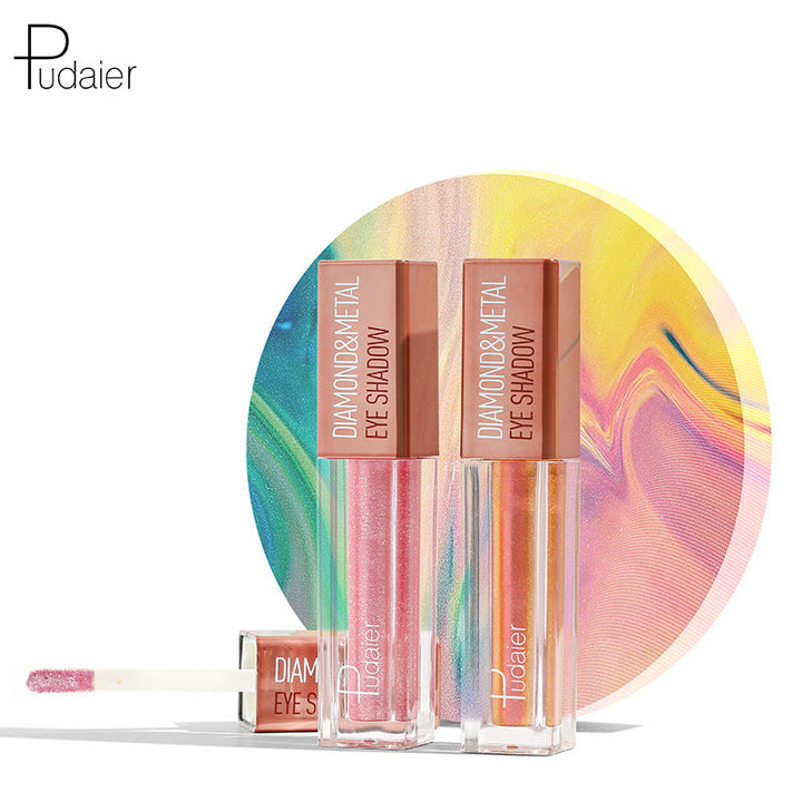 Liquid Eye Shadow for High-Shine Diamond-Metal Sparkle