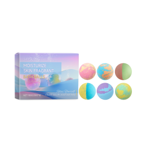 Fizzy Bath Balls Set of 6 for Soft Moisturized Skin
