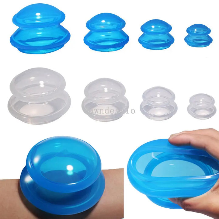 Silicone Cupping Set — Safe Suction Therapy for Cellulite