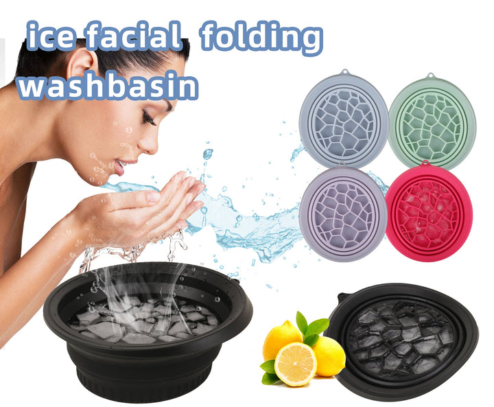 Foldable Ice Facial Therapy Basin — Portable Cryotherapy