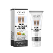 OUHOE Skin Bleaching Cream product and packaging shot showing tube and box