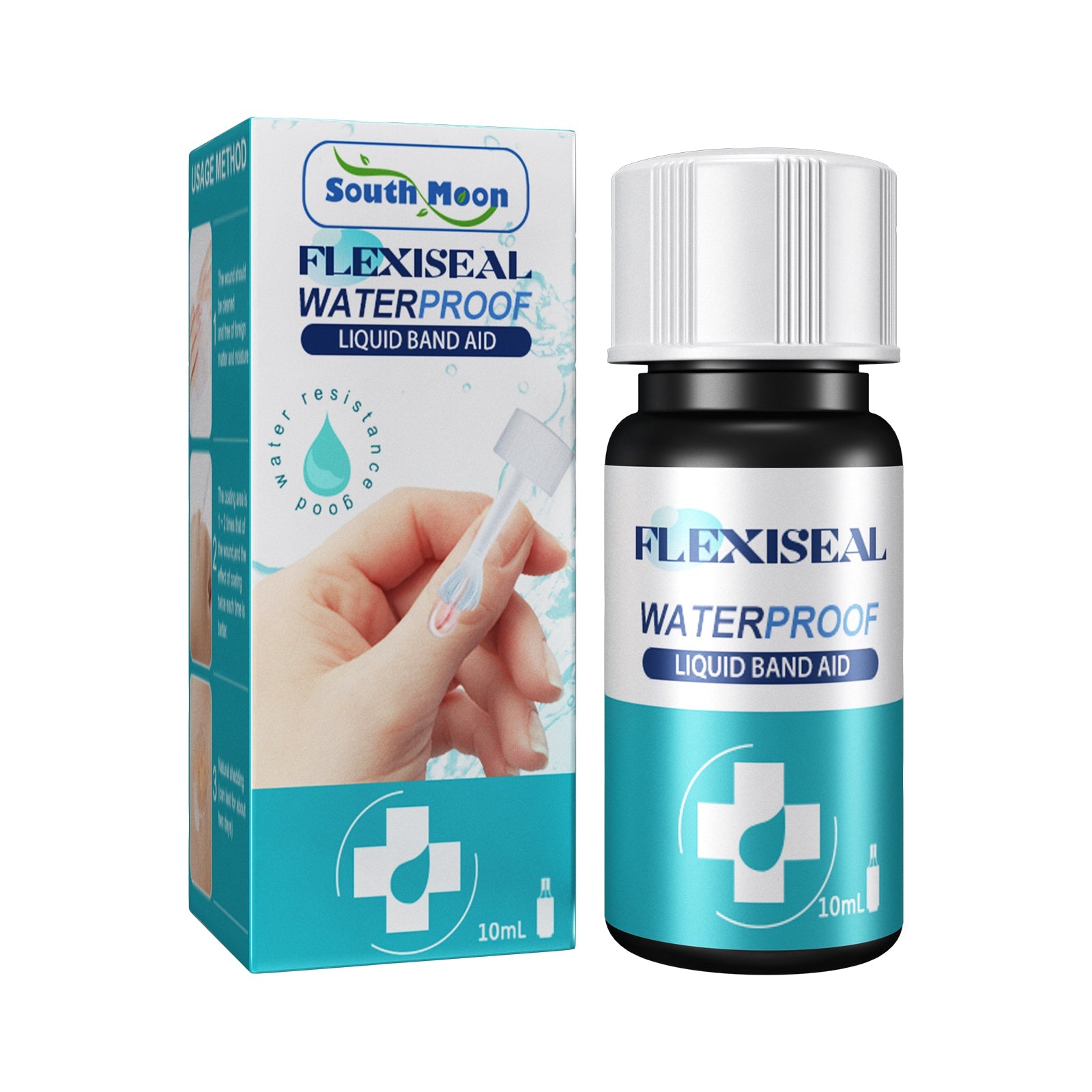Identical angle of product box and bottle replication