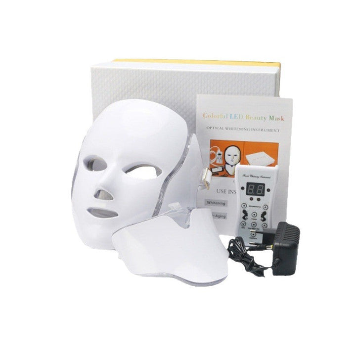 LED Beauty Mask — 7‑Color Photon Rejuvenation for Face & Neck