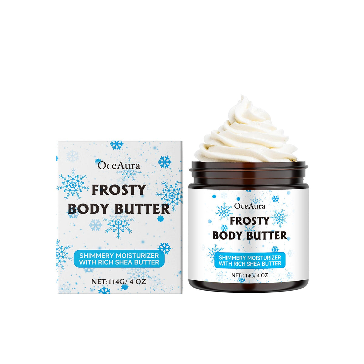 OceAura Shea Butter Body Butter with Shimmer Glow