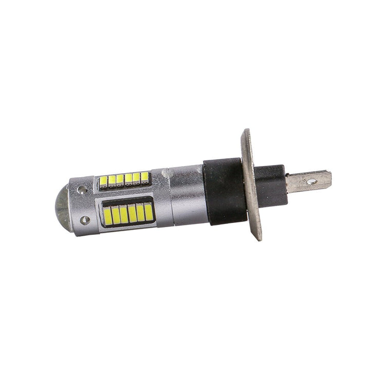 LED Fog Light Bulbs - 30 SMD 4014 Chips - H3 H1 W5W T10 12V