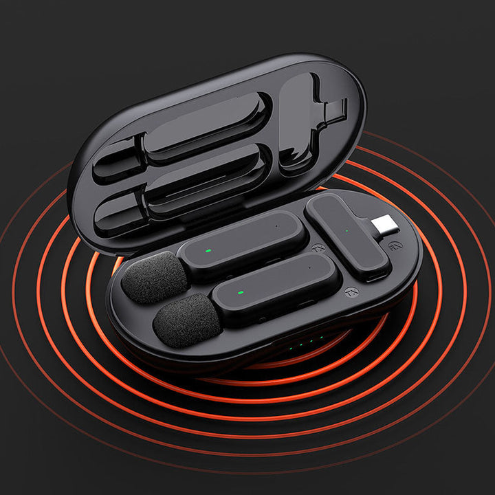 Wireless Lavalier Mic System – Dual Mic for TikTok & Live