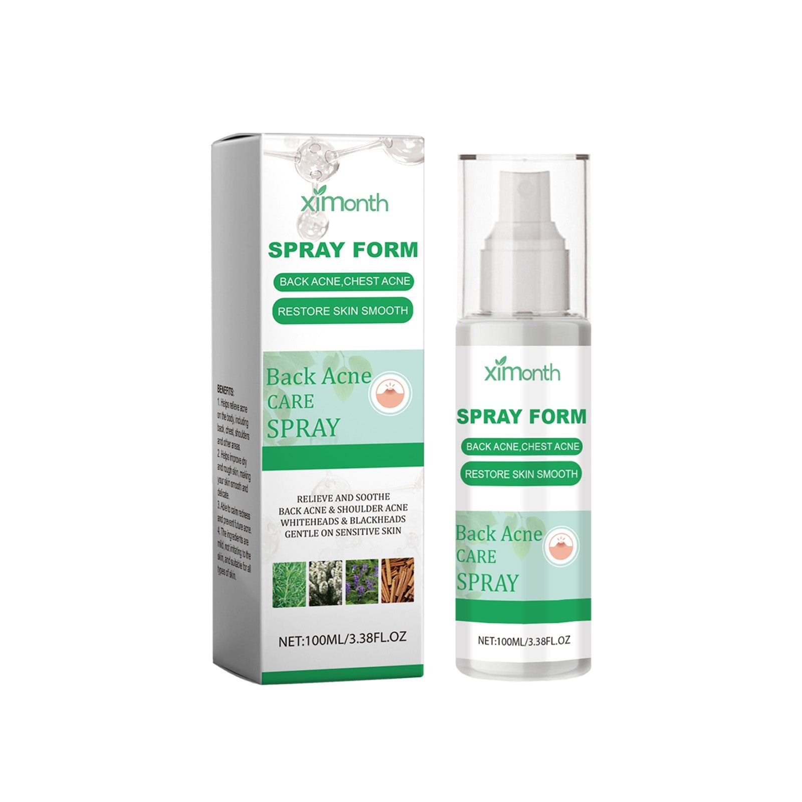Product box and spray bottle duplicate angle showing label details and size