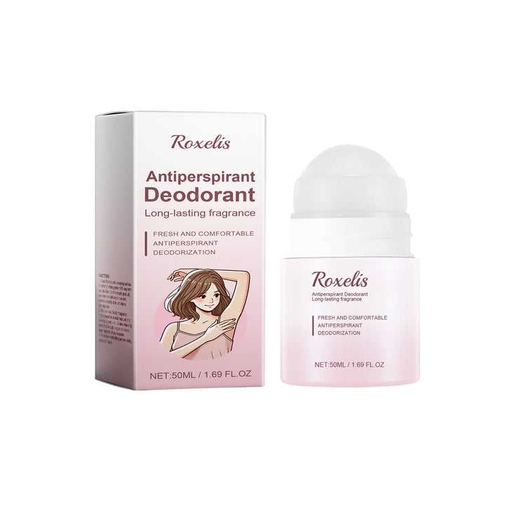 Rose Roll-On Deodorant | Long-Lasting Fresh Antiperspirant