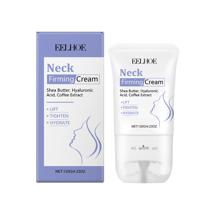 Neck Firming Cream With Roller Massager For Sagging Skin