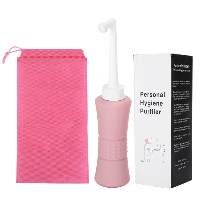Portable Bidet Irrigator — Gentle 14‑Hole Spray, 500ml