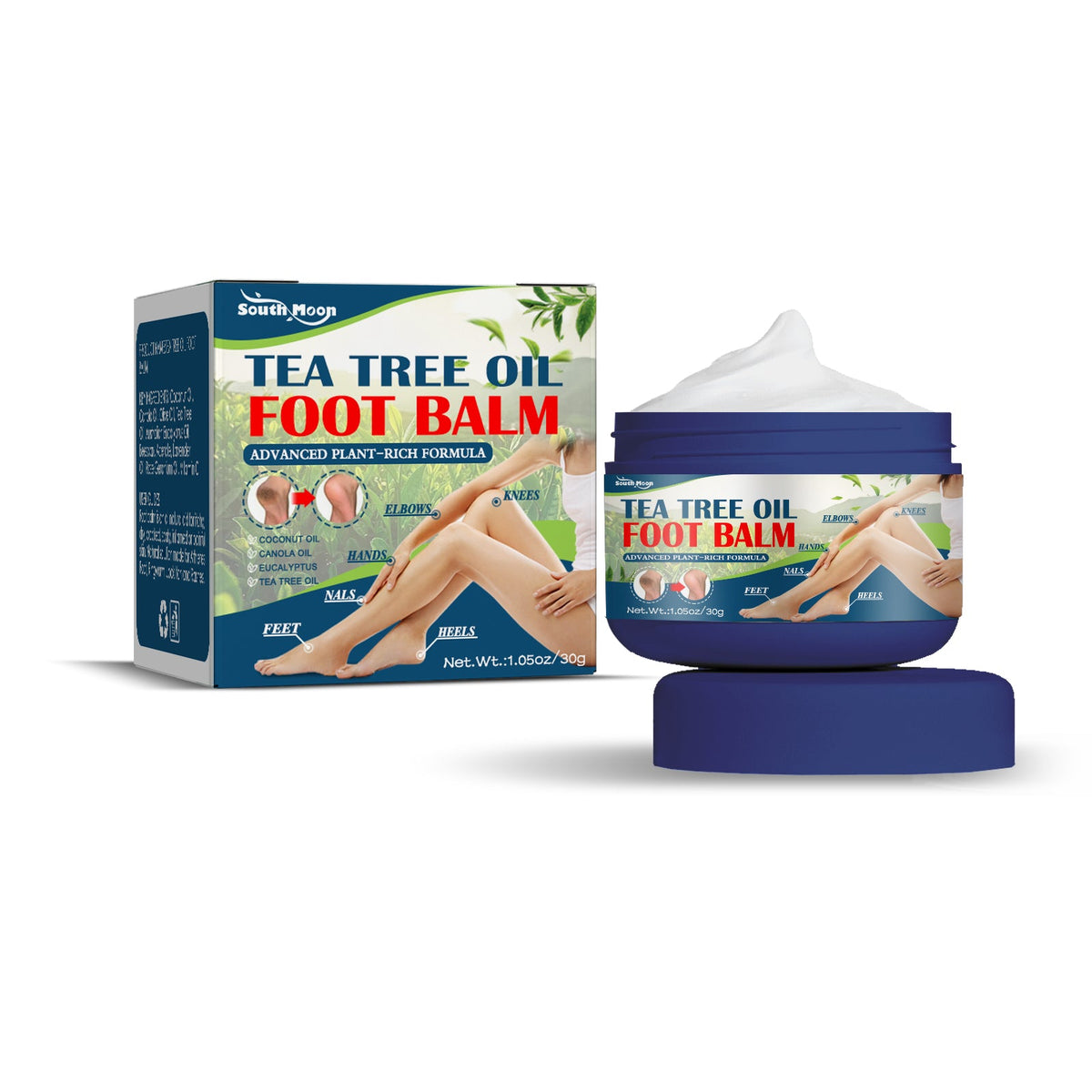 Tea Tree Oil Foot Balm — Heal Cracked Heels & Dry Skin