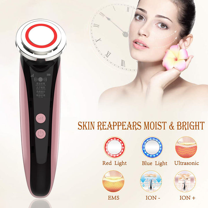 5-in-1 Facial Beauty Device for Cleansing & Firming
