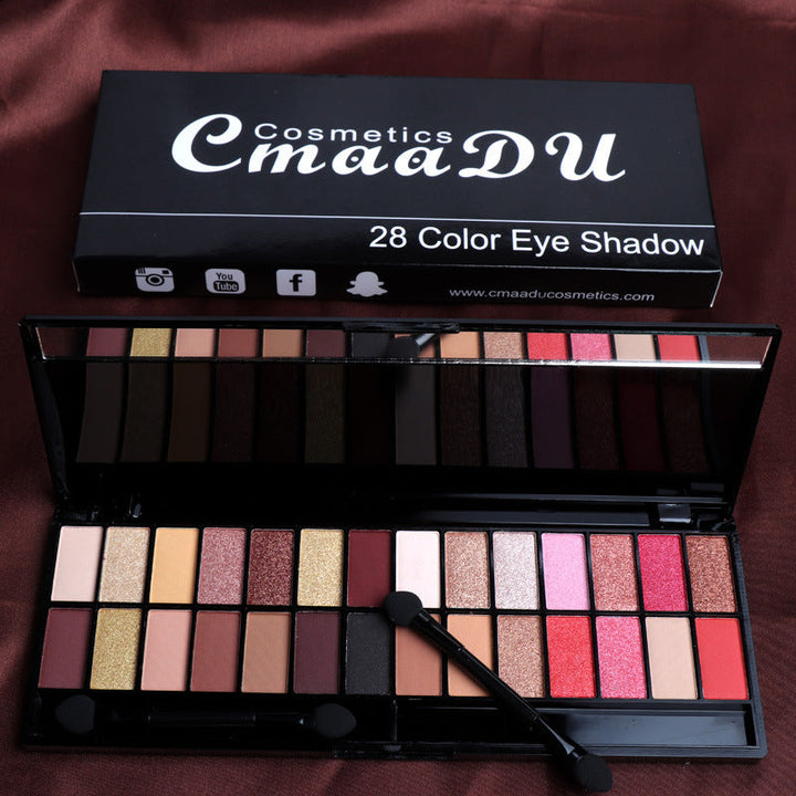 28 Color Eyeshadow Palette for Easy Beginner Looks