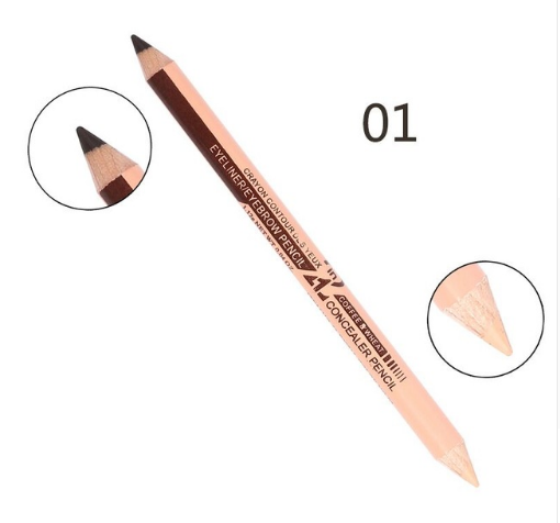 2-in-1 Eyebrow Concealer Pencil Set, 12-Piece Kit