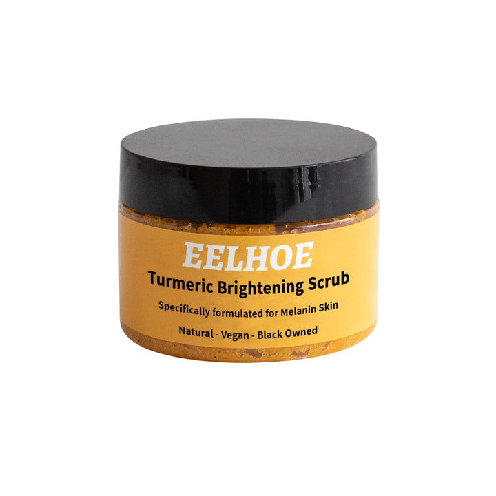 Turmeric Body Scrub for Melanin Skin Brightening