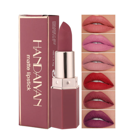 Matte Lipstick Set: 6 Versatile Shades for Every Mood