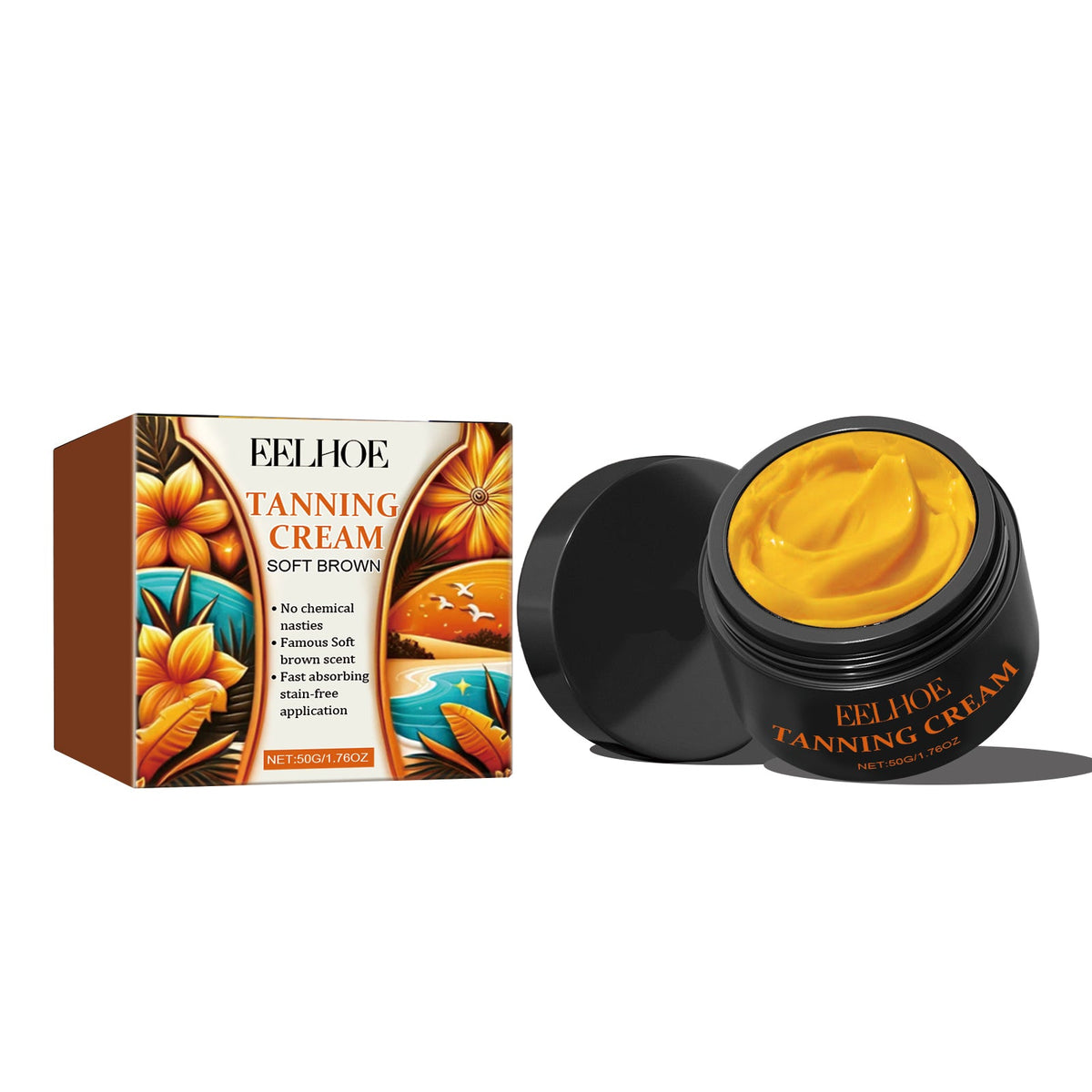 Self‑Tanning Cream — Natural Bronzed Glow, No Harsh Odor