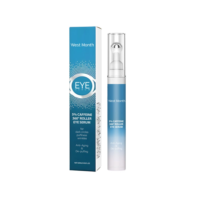 Caffeine Eye Cream with 360 Roller for Dark Circles