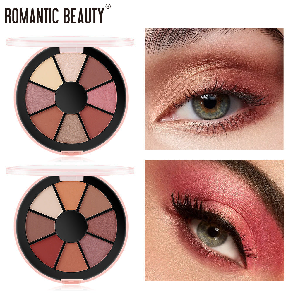 Smokey Eyeshadow Palette — 8 Warm Matte & Shimmer Shades