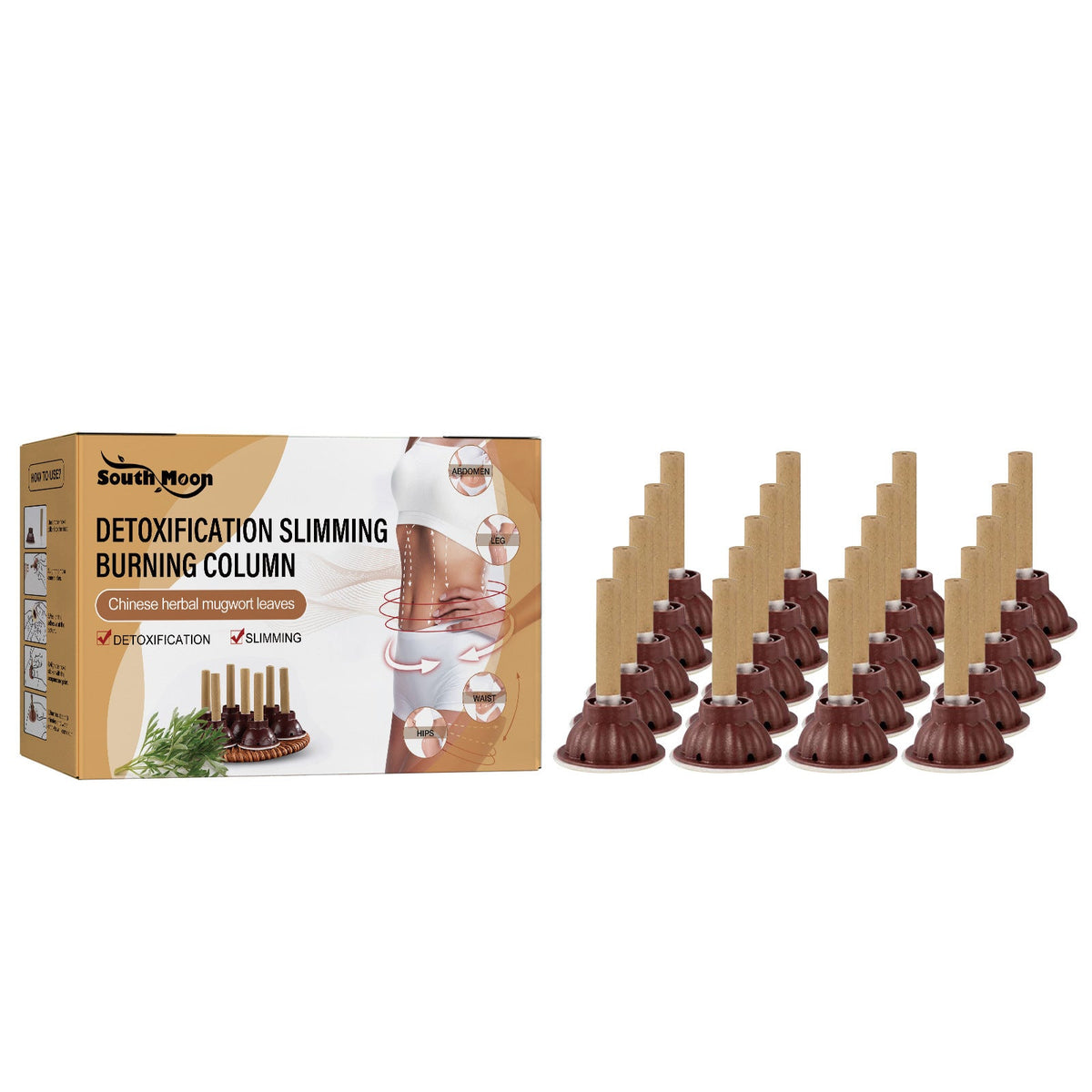 Mugwort Moxibustion Belly Firming Burning Column Set