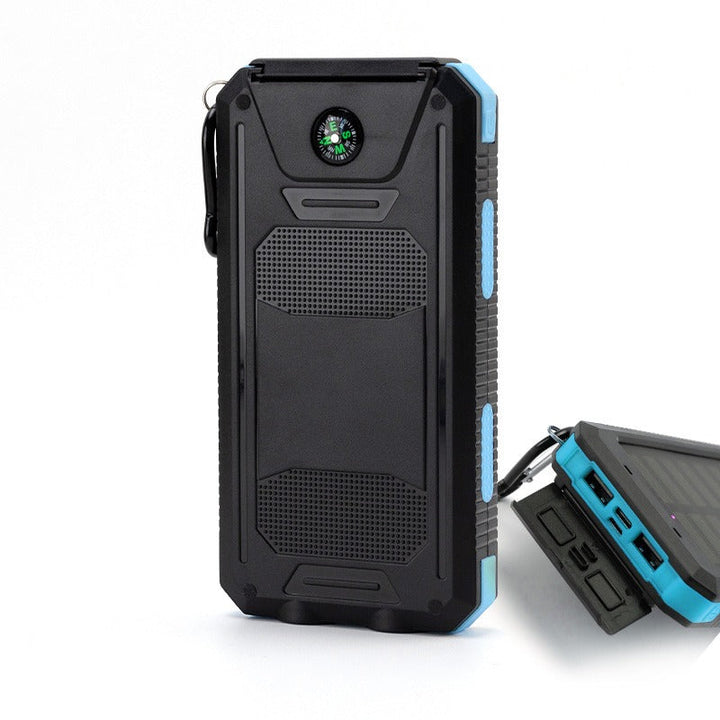 Waterproof Solar Power Bank 20000mAh with Compass