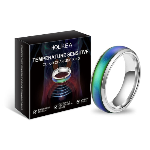 Color Changing Ring — Real-Time Body Temperature Monitor
