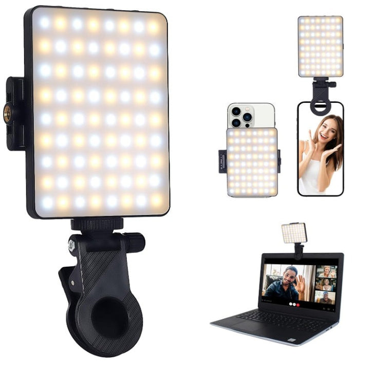 LED Video Light — 2500K‑9000K Bi‑Color with 20 Effects
