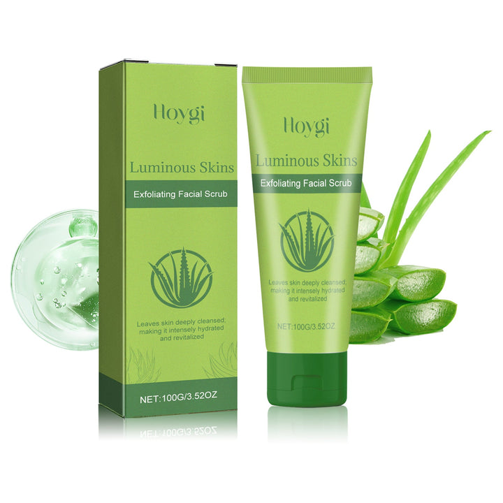 Aloe Vera Exfoliating Facial Scrub for Smoother, Brighter Skin