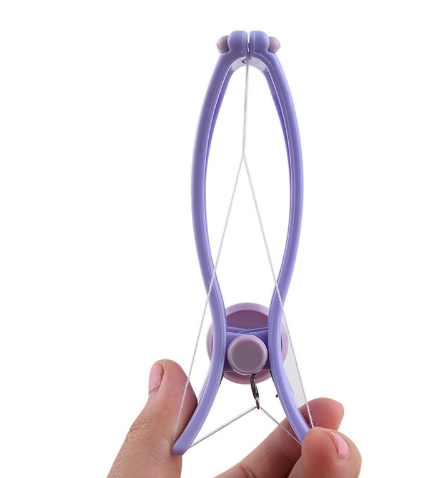 Spring Facial Hair Remover Threading Tool — Pain-Free Peach