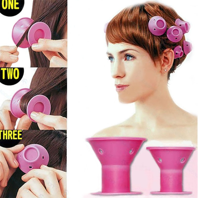Magic Curler Silicone Hair Rollers — Heatless Bouncy Curls