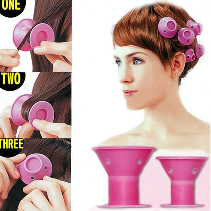 Magic Curler Silicone Hair Rollers — Heatless Bouncy Curls