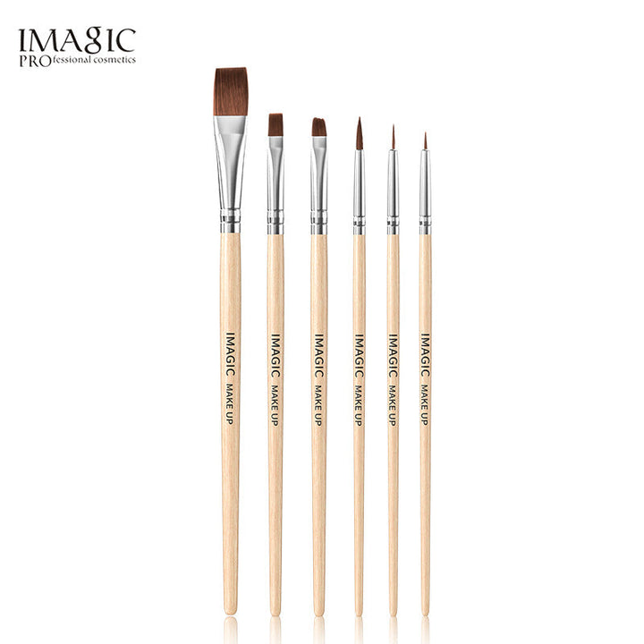 Makeup Art Brushes: Six Shapes for Precise Creative Detail