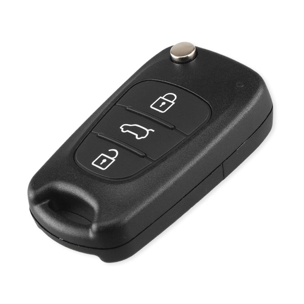 Replacement Flip Key Shell for Kia & Hyundai — 3-Button Case
