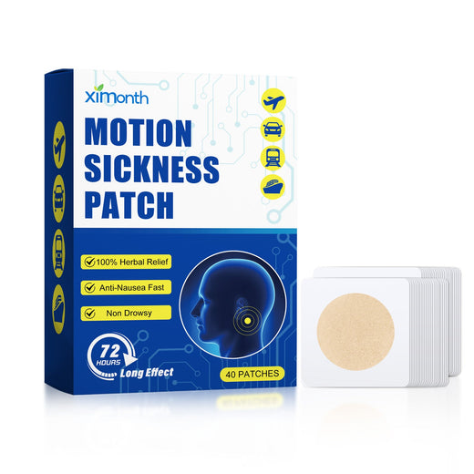 Motion Sickness Patch — 72-Hour Herbal Relief Behind the Ear