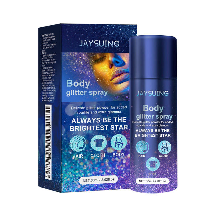 Glitter Spray Highlighter for Water-Resistant Glow