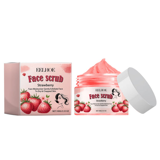Strawberry Face Scrub for Dry, Flaky Skin Relief