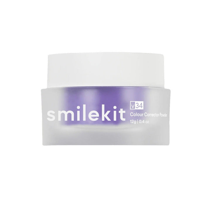 V34 Purple Tooth Powder for a Brighter-Looking Smile