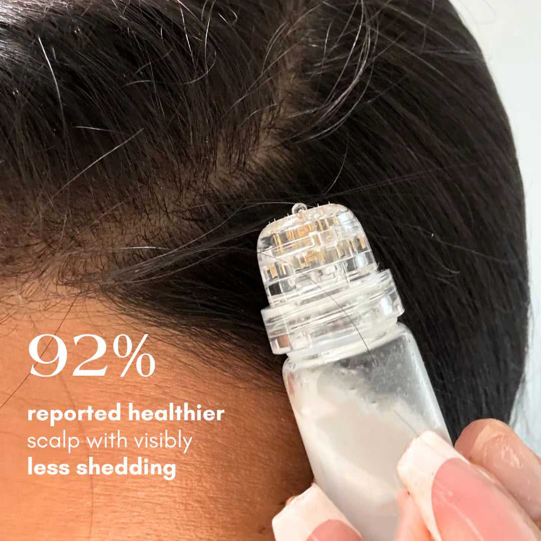 Microneedle Hair Regrowth Serum Kit – Clinical-Strength