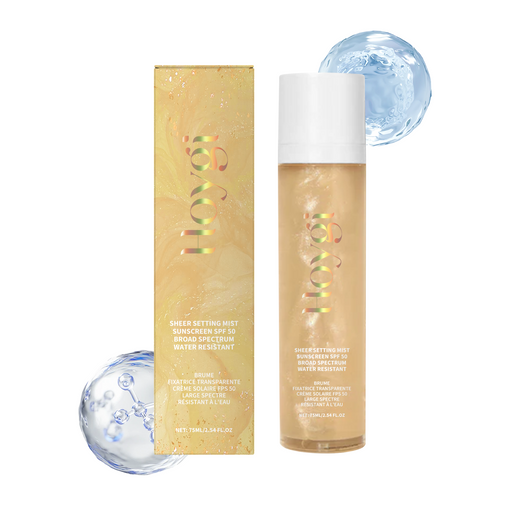 SPF 50 Sunscreen Mist for Hydrated, Long-Lasting Makeup