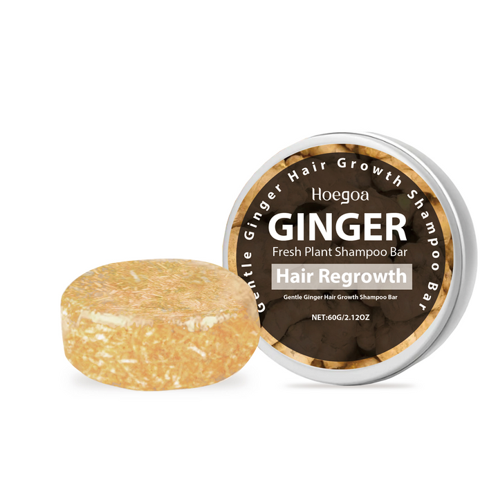 Ginger Shampoo Bar for Smoother, Fuller-Looking Hair