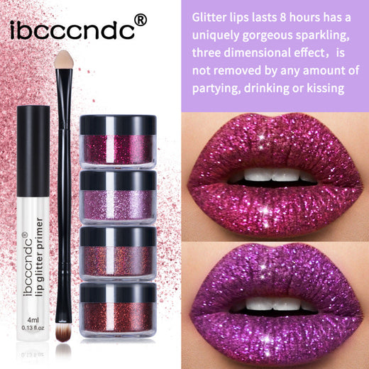 Glitter Lip Gloss Set for 8-Hour Multidimensional Sparkle