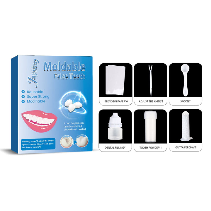 Moldable Fake Teeth Kit — Custom-Fit Smile in Minutes