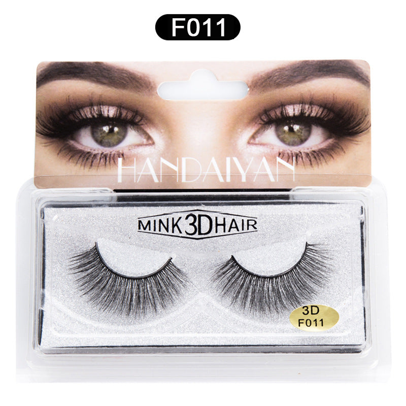 3D False Eyelashes for Dramatic, Curled Eye Volume