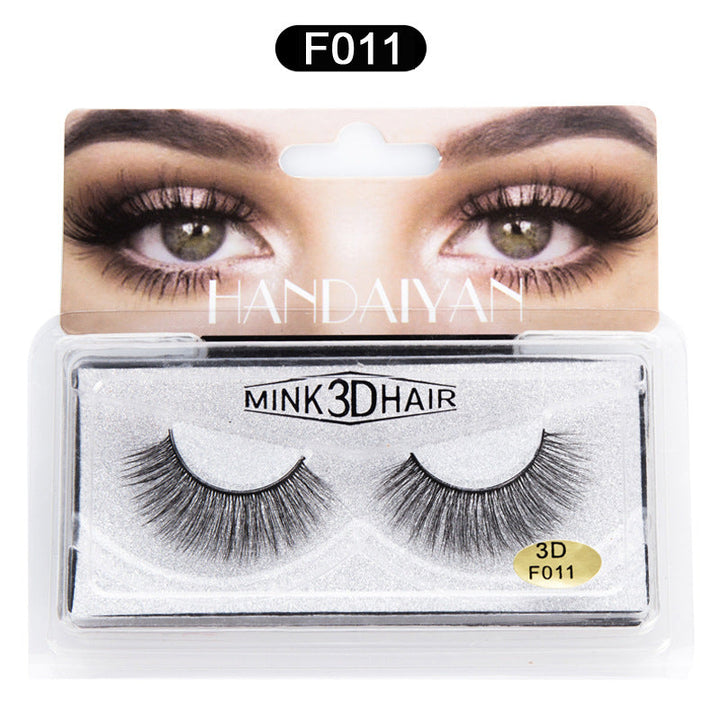 3D False Eyelashes for Dramatic, Curled Eye Volume