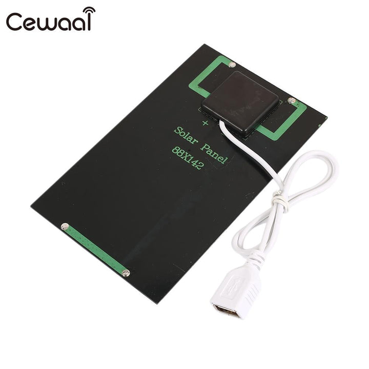 USB Solar Panel Charger 5W — Power Anywhere Sunlight Reaches