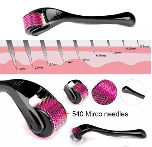 540-Needle Microneedle Derma Roller for Acne Scars & Texture