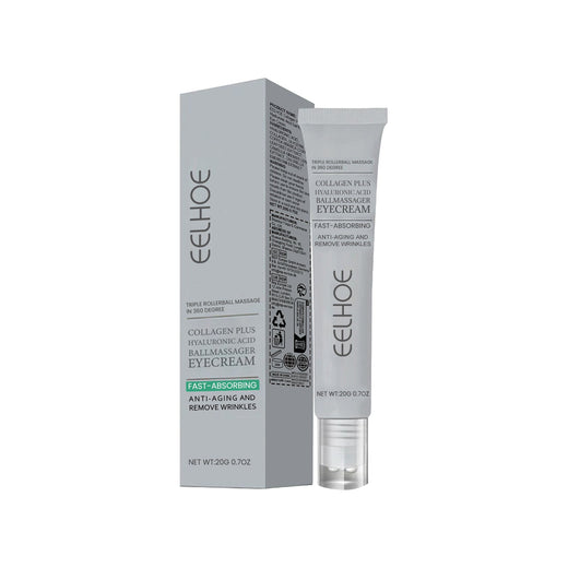 Collagen HA Eye Roller — Triple‑Roller De‑Puff & Lift Cream